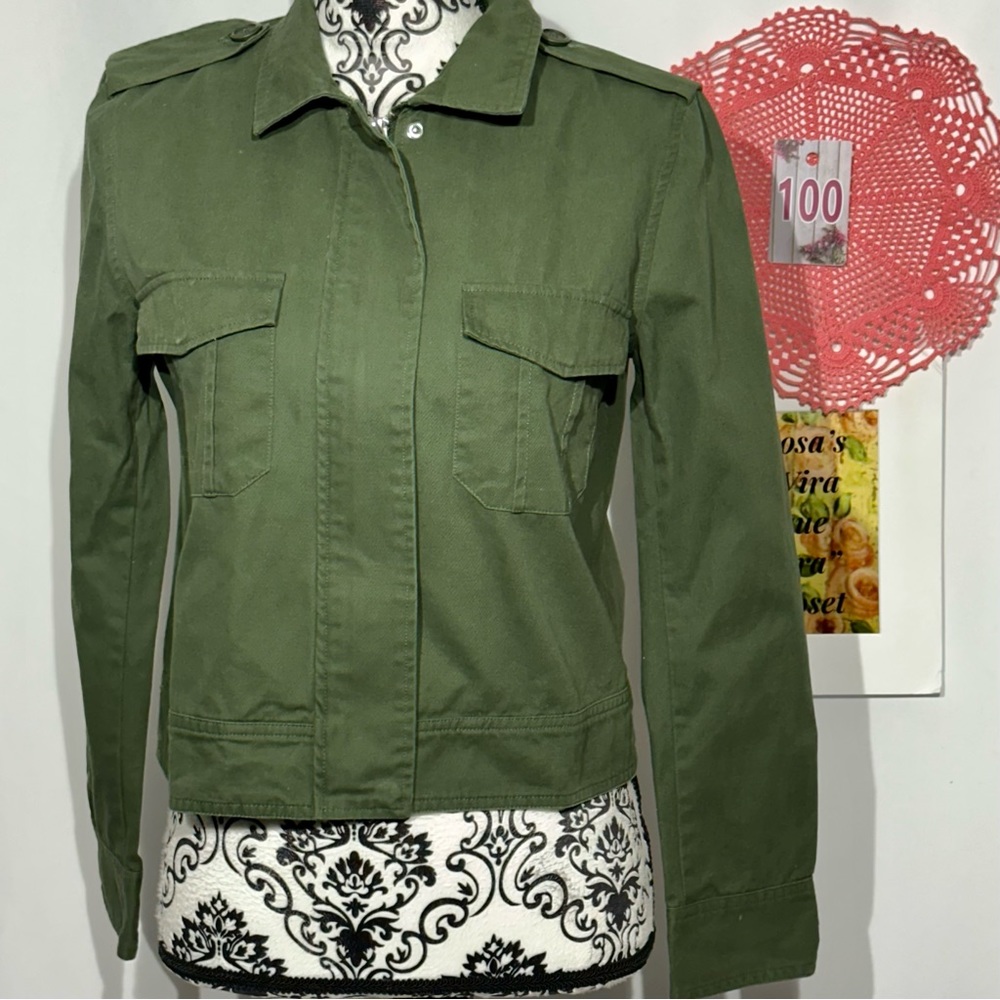 BB Dakota NWOT Maddox Jacket Army Green Small - Picture 6 of 12